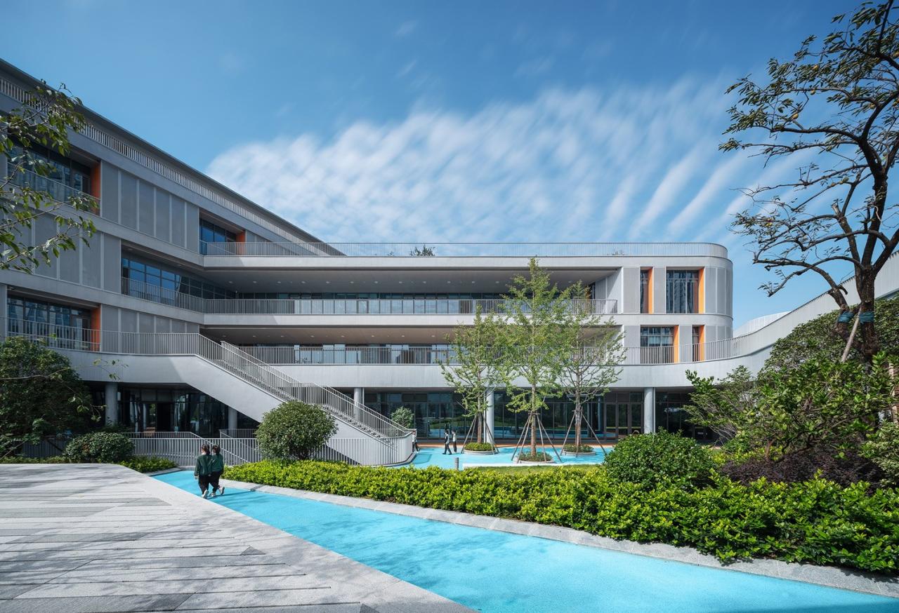 BIM建筑|对话童心，天性乐园：杭州江南实验学校教育集团江晖小学 / 浙江大学建筑设计研究院