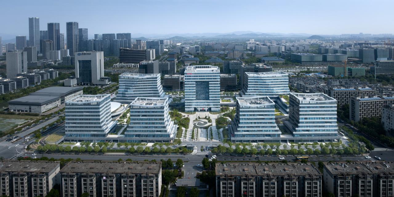 BIM建筑|科创办公：中电海康集团总部 / 中国联合工程有限公司