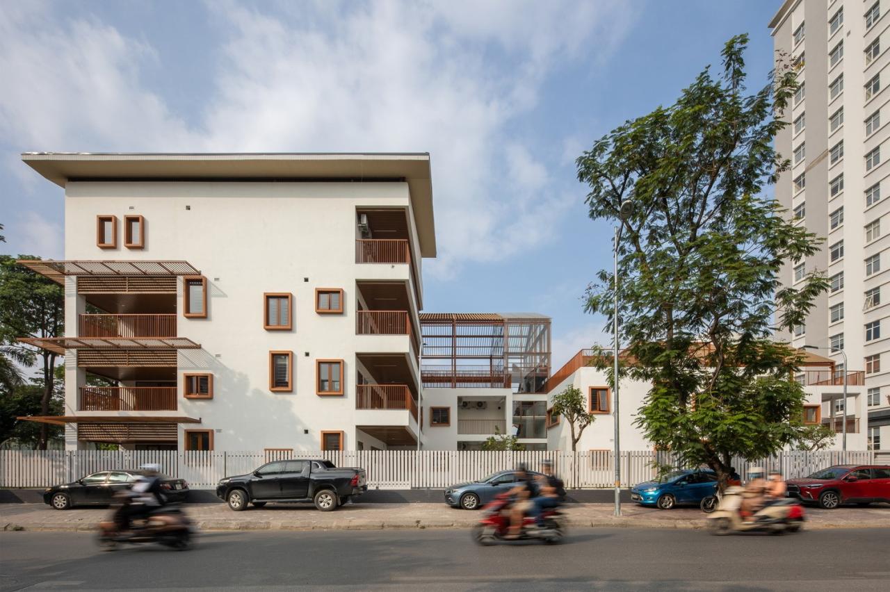 BIM建筑|Dich Vong Hau 幼儿园 / Sunjin Vietnam Joinventure Company