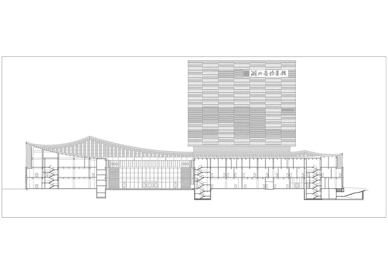 BIM建筑|湖北省档案馆新馆 / 中南建筑设计院