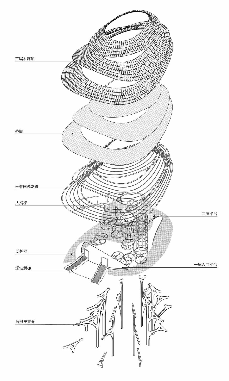 BIM建筑|丛林星球 · 回归自然大地的儿童空间 / 喜随设计