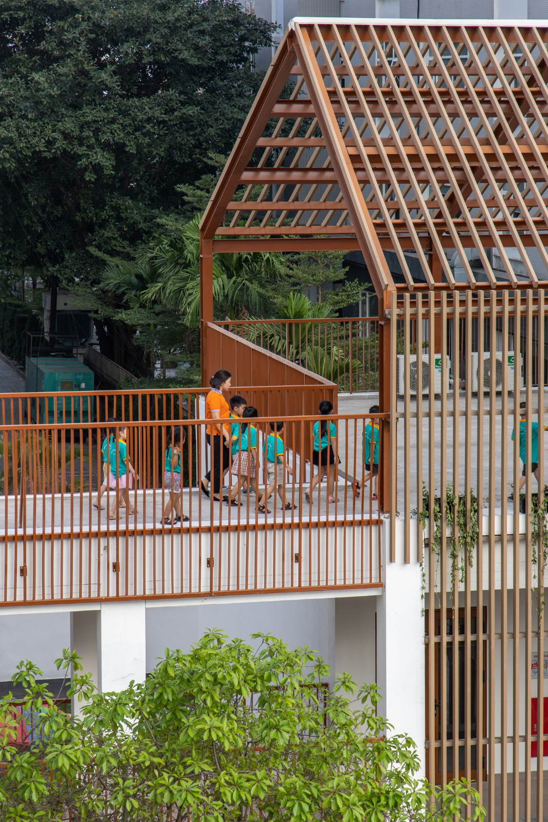 BIM建筑|Dich Vong Hau 幼儿园 / Sunjin Vietnam Joinventure Company