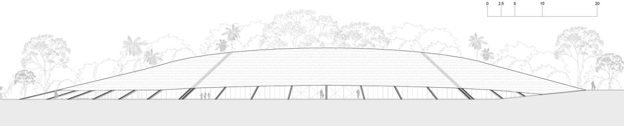 BIM建筑|覆盖在大地上，查普尔特佩克环境文化中心 / ERREqERRE Arquitectura y Urbanismo + Taller ID