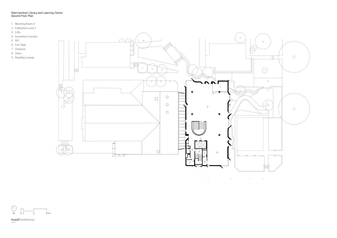 BIM建筑|瓦南布尔图书馆与学习中心 / Kosloff Architecture