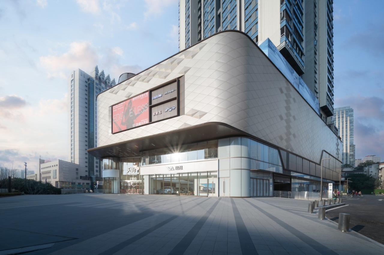 BIM建筑|十年筑造，一座天街一座城：重庆龙湖时代天街E馆 / 成执设计