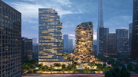 BIM建筑|MVRDV设计南京绿洲大厦