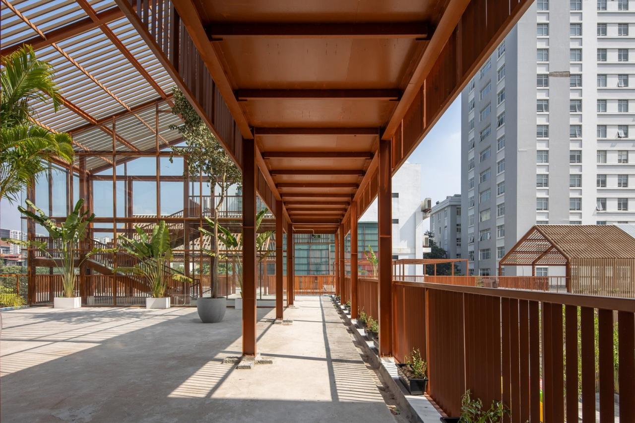 BIM建筑|Dich Vong Hau 幼儿园 / Sunjin Vietnam Joinventure Company