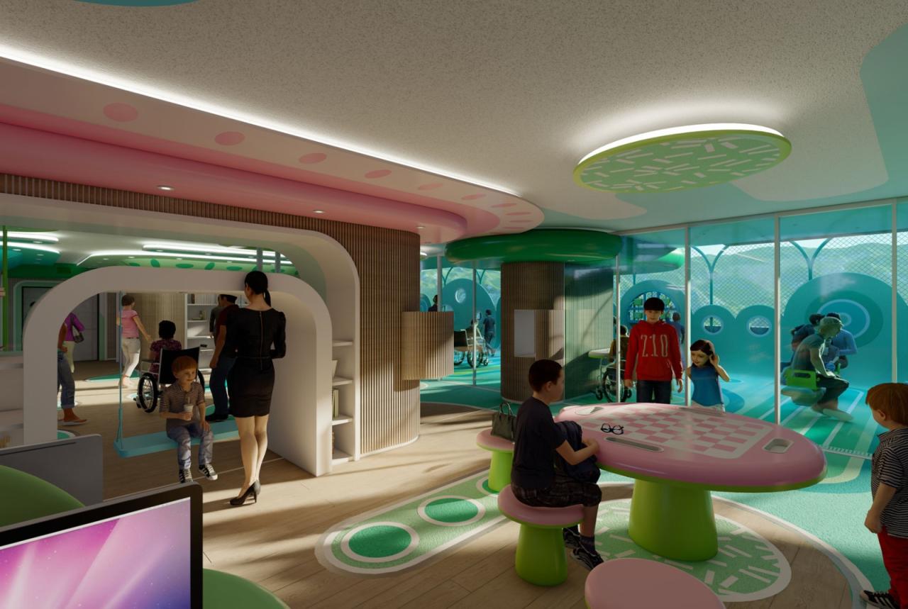 BIM建筑|癌症儿童的魔法谷 / 佰筑设计