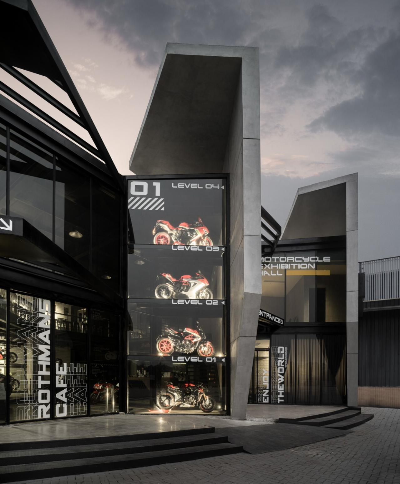 BIM建筑|机器与隐喻的诗学：顺德EW机车展厅 / SN-A超然建筑