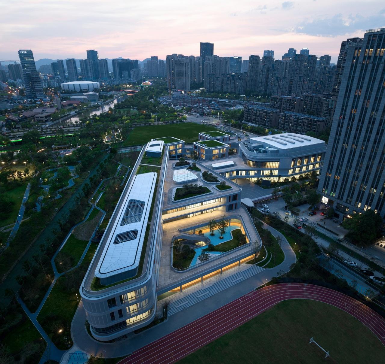 BIM建筑|对话童心，天性乐园：杭州江南实验学校教育集团江晖小学 / 浙江大学建筑设计研究院