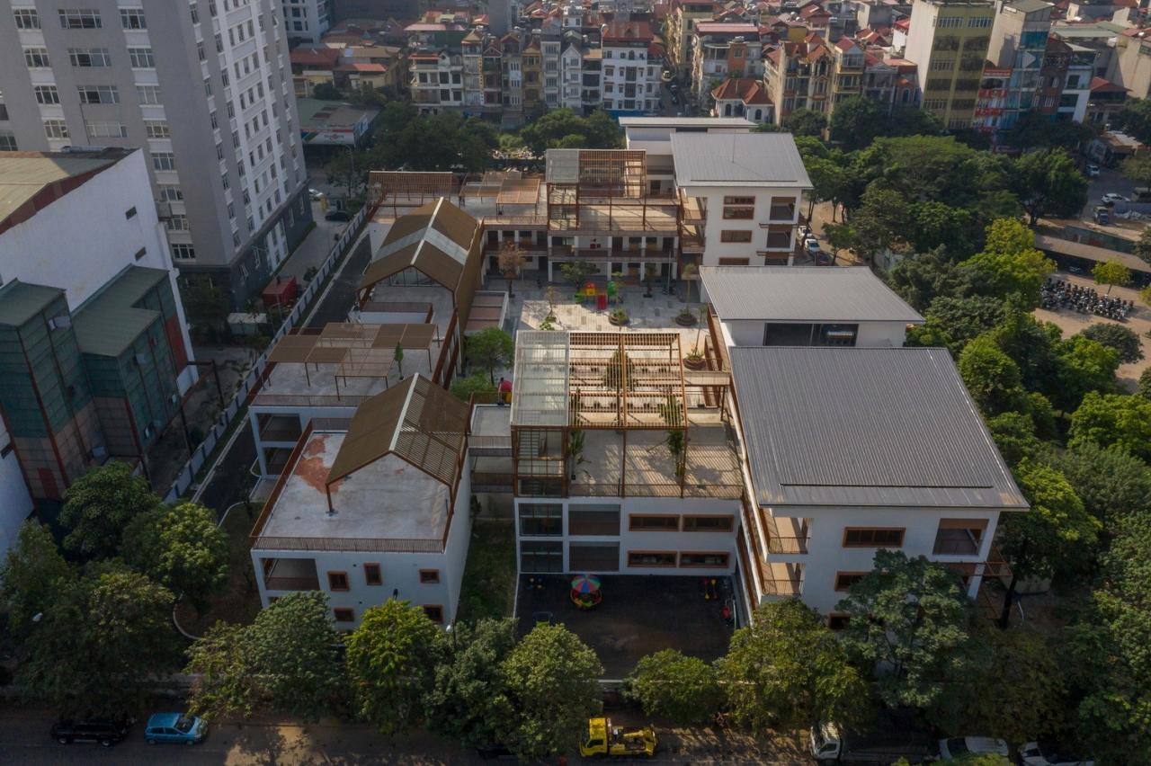 BIM建筑|Dich Vong Hau 幼儿园 / Sunjin Vietnam Joinventure Company