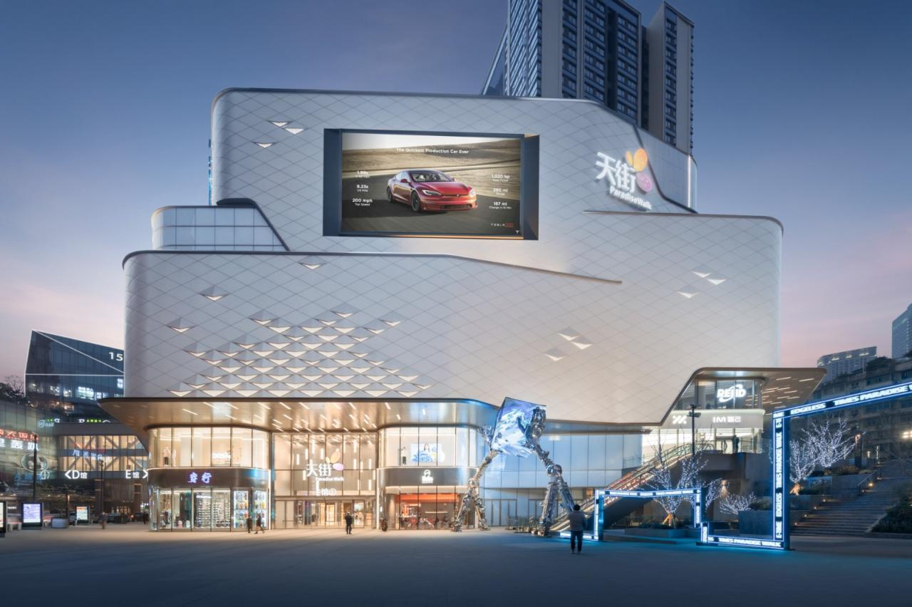 BIM建筑|十年筑造，一座天街一座城：重庆龙湖时代天街E馆 / 成执设计