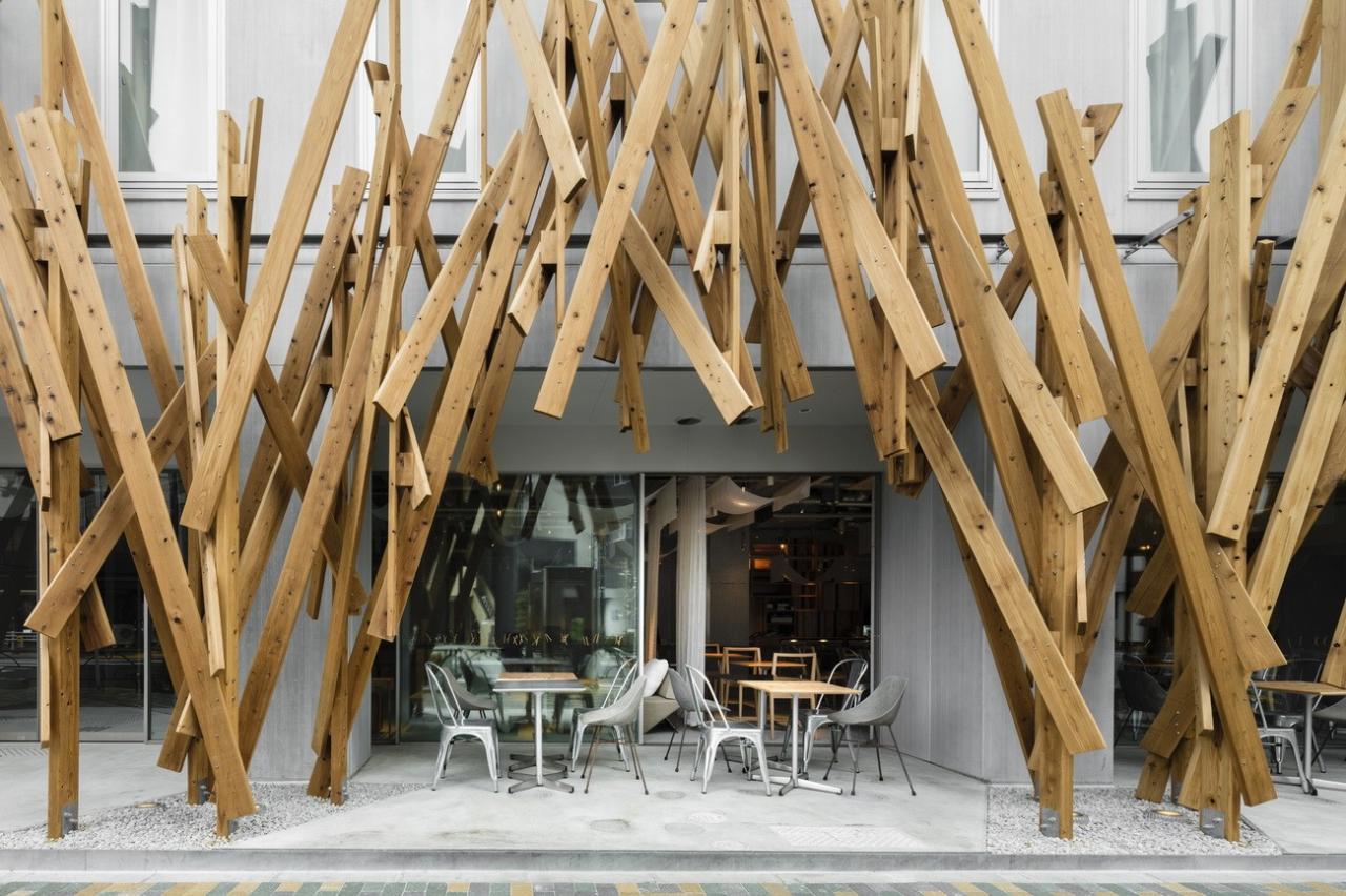 BIM建筑|ONE@东京酒店 / 隈研吾建筑都市设计事务所