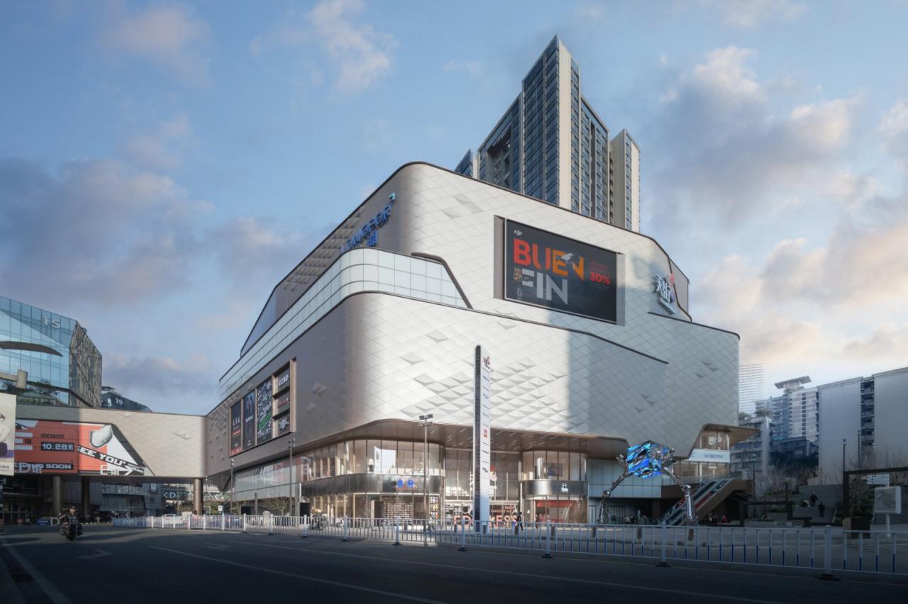 BIM建筑|十年筑造，一座天街一座城：重庆龙湖时代天街E馆 / 成执设计