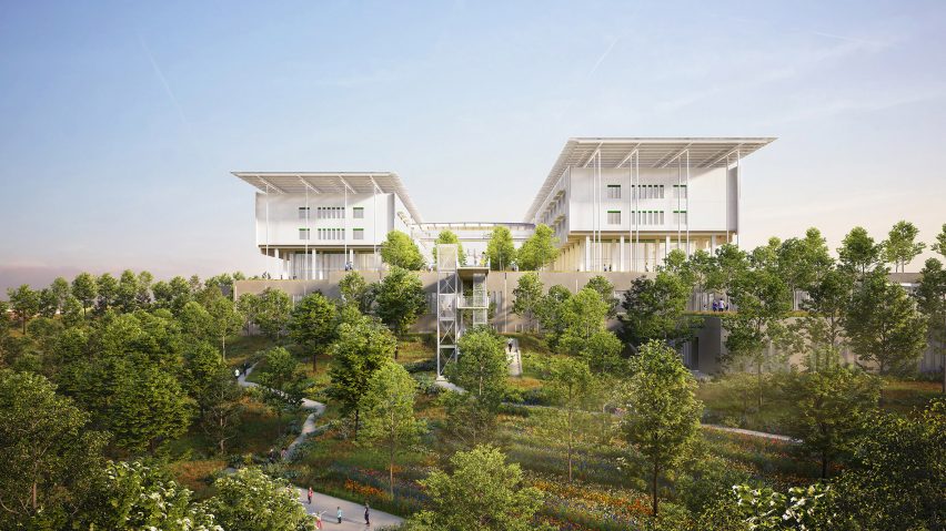 BIM建筑|伦佐·皮亚诺为希腊设计三家贴近自然的医院