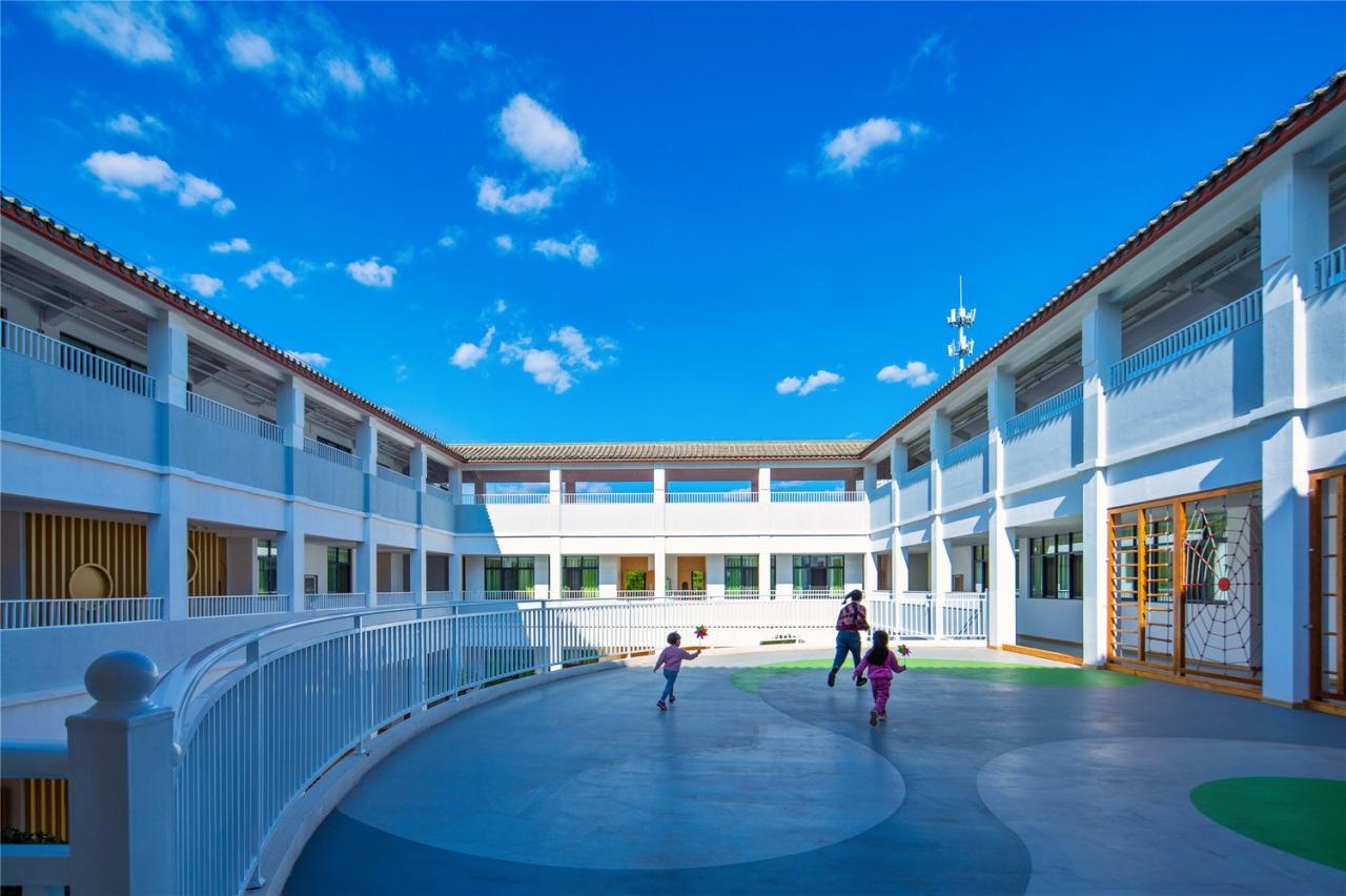 BIM建筑|校园更新之“藏宝盒”重生记：云南玉溪悦畔田园幼儿园 / 上海思序建筑规划设计有限公司