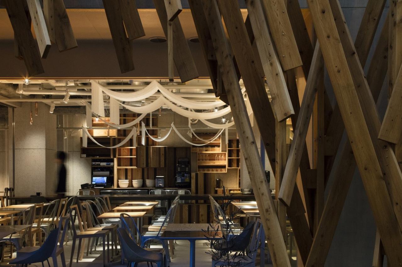 BIM建筑|ONE@东京酒店 / 隈研吾建筑都市设计事务所