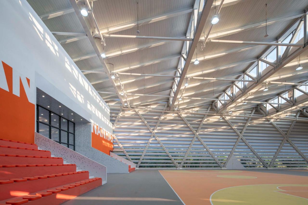 BIM建筑|南海桂城金桂高中 / 竖梁社