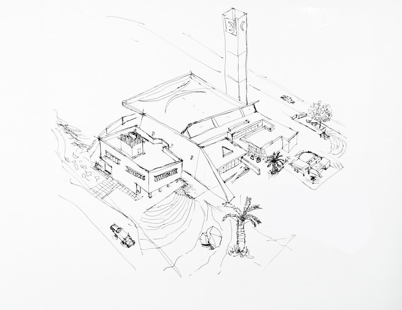 BIM建筑|光与石，Al Gharra 清真寺 / Mohammed Ibrahim Shafee Architectural Office