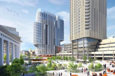 BIM建筑|NBBJ为波士顿政府服务中心增加两座塔楼-BIM建筑网