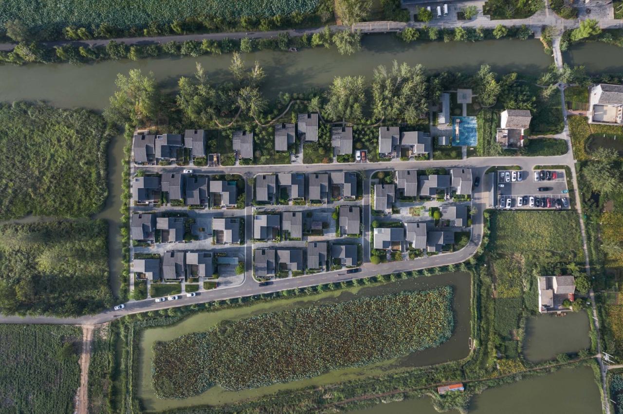 BIM建筑|阜宁县益林镇穆沟村新型社区 / 南大设计院周凌工作室