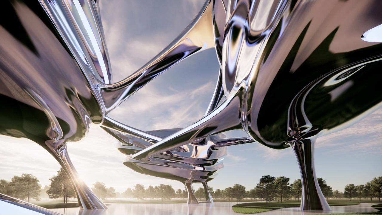 BIM建筑|META CAA LAB为斯芬克斯元宇宙戏剧节创建戏剧之城