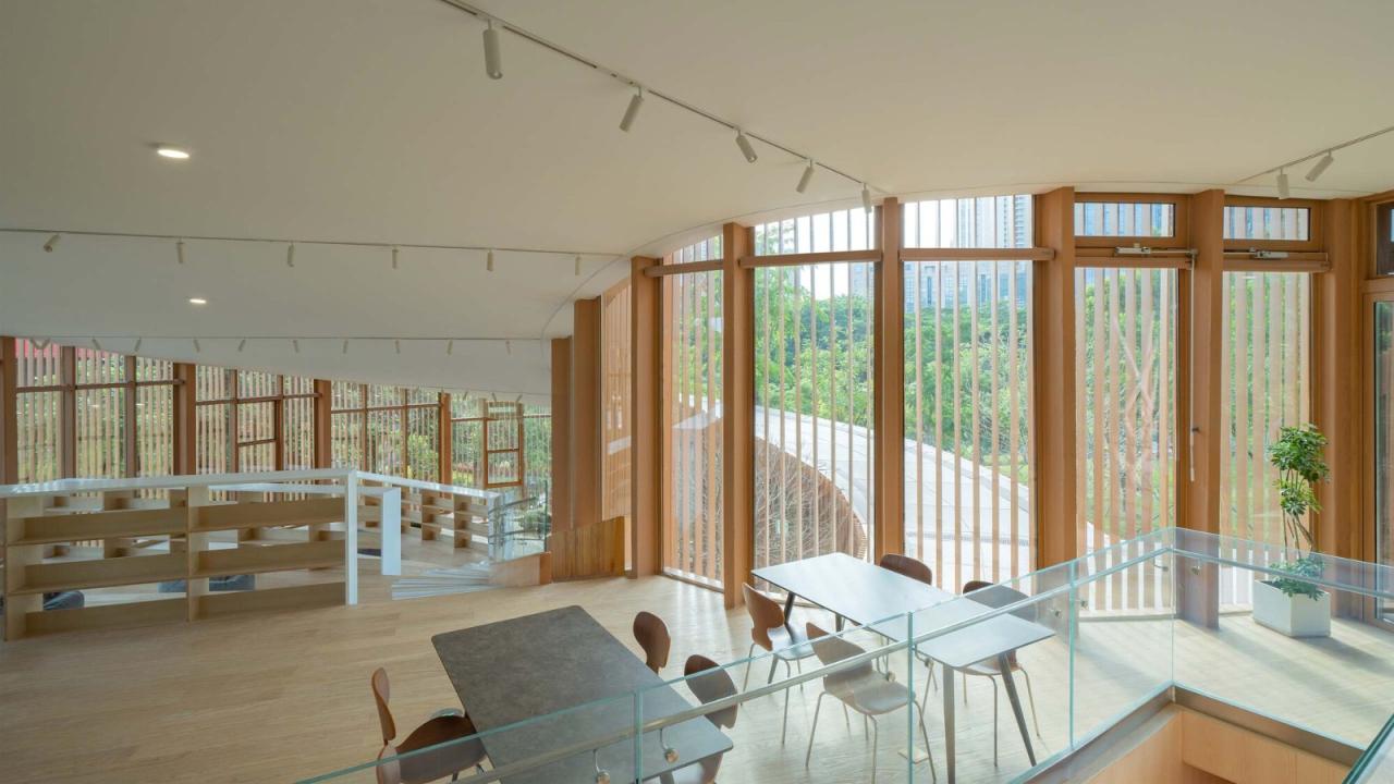 BIM建筑|大沙河生态长廊环形树屋 / 一树建筑工作室