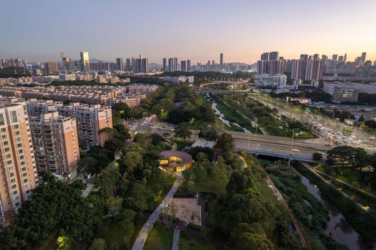 BIM建筑|大沙河生态长廊环形树屋 / 一树建筑工作室