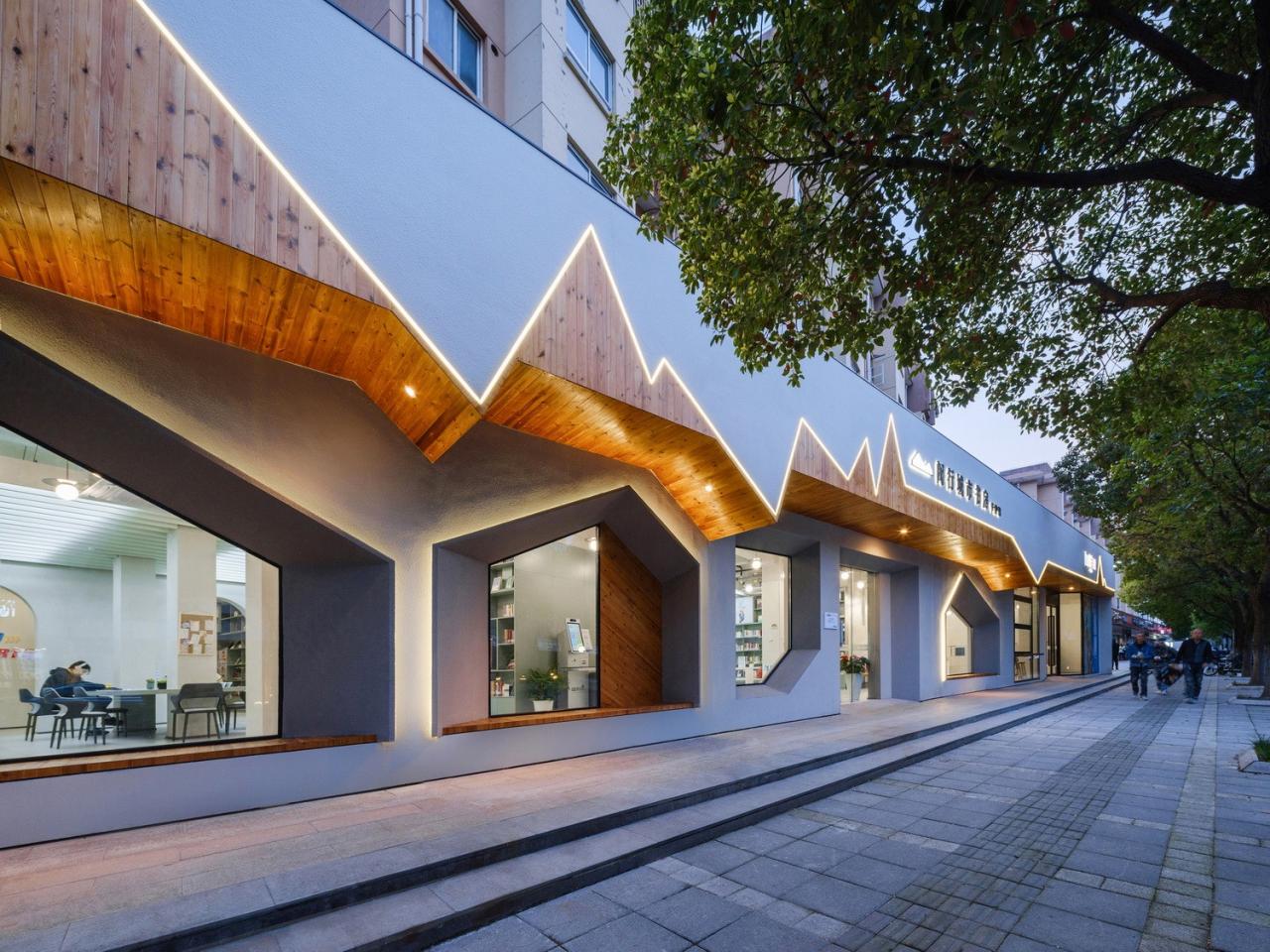 BIM建筑|上海幸乐路城市书屋：书香为邻，家门口的“心灵驿站” / 三益中国