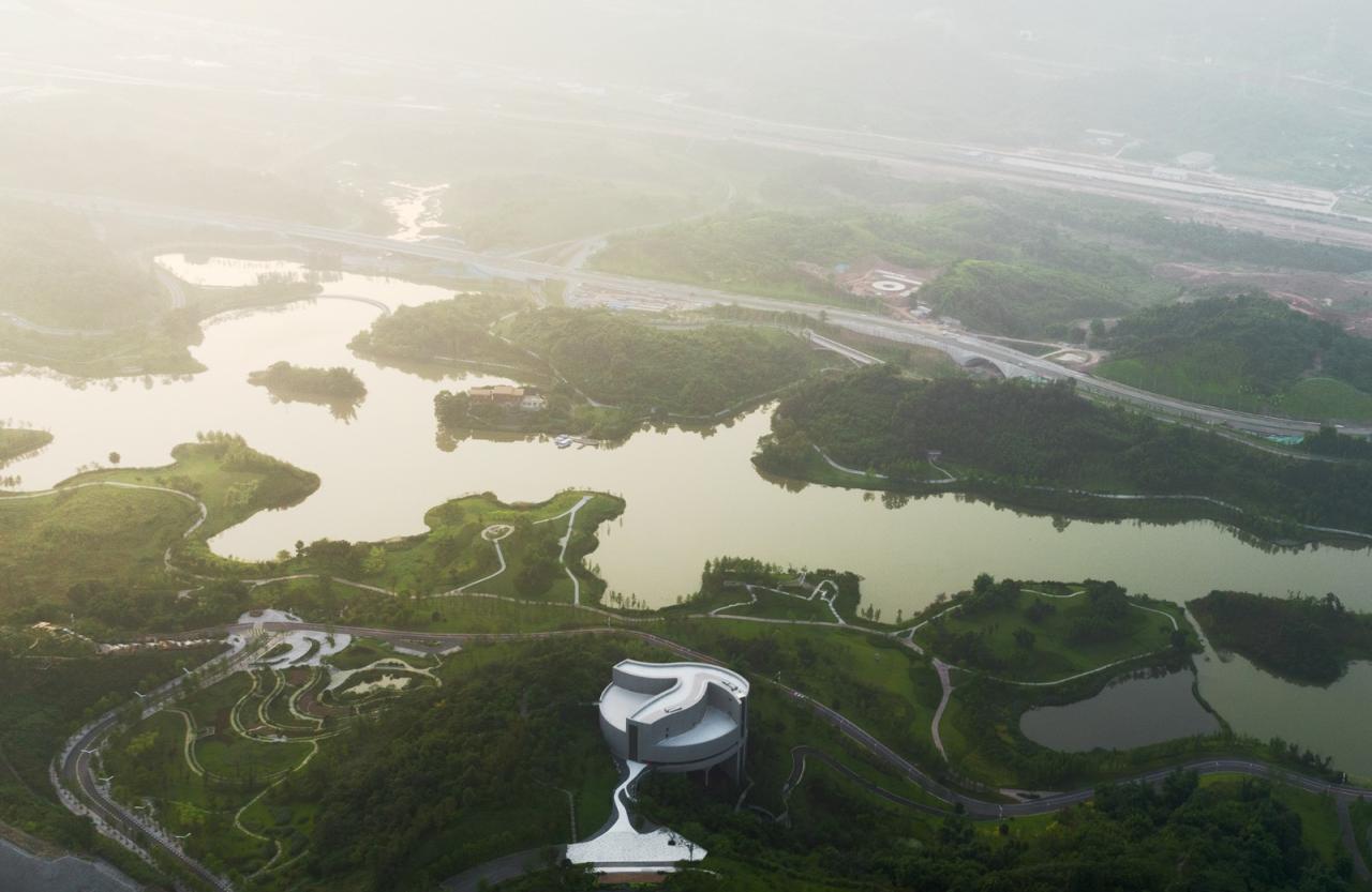 BIM建筑|重庆两江协同创新区规划展示中心 / 汤桦建筑设计