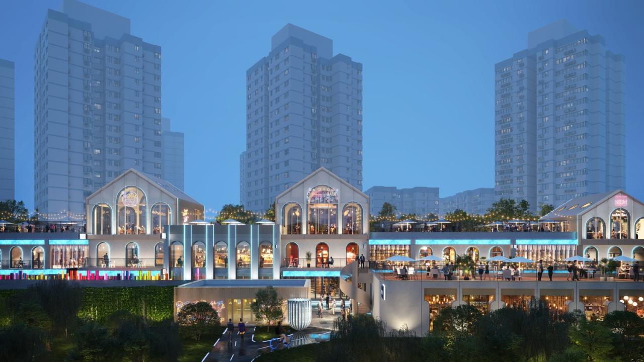 BIM建筑|DT公园西街数字孪生商街更新方案探索 / UUA建筑师事务所