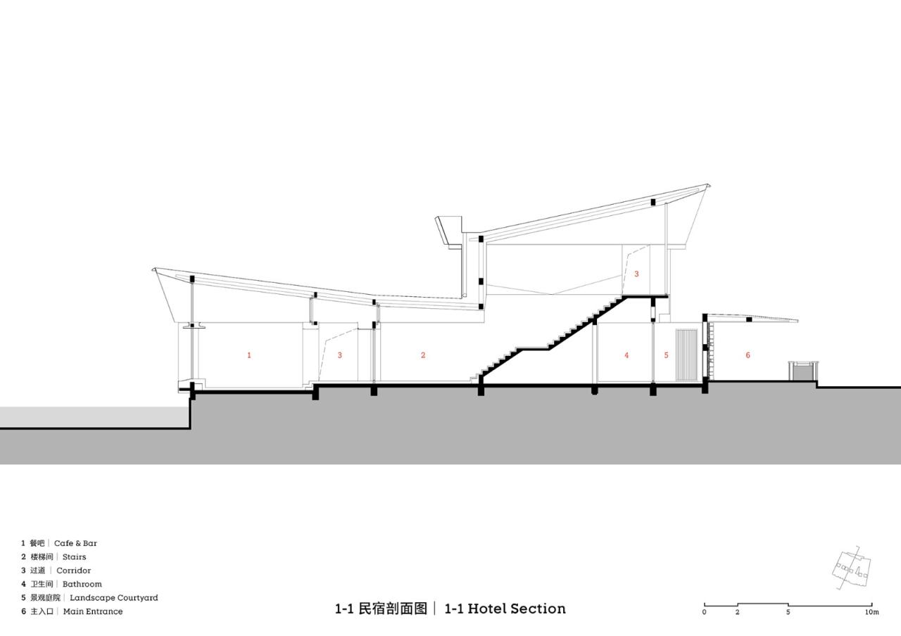 BIM建筑|泊船与人烟，曲水善湾船坞民宿 / goa大象设计