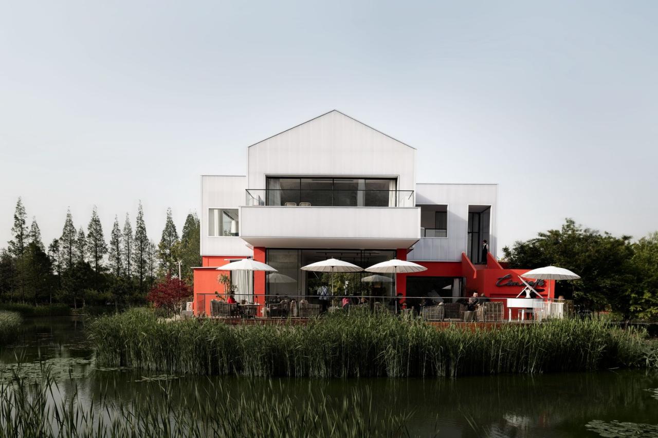 BIM建筑|古运河边的咖啡厅 / 有点建筑