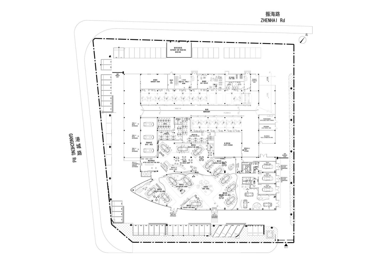BIM建筑|BMW宝马前海客户体验中心 / 朱海博建筑设计事务所