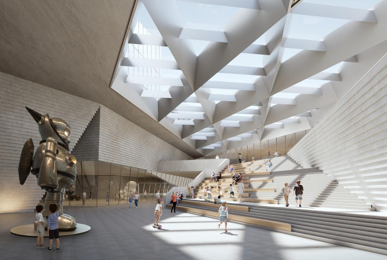 BIM建筑|深圳重点城市文化空间：龙华两心一馆 / AG汇创