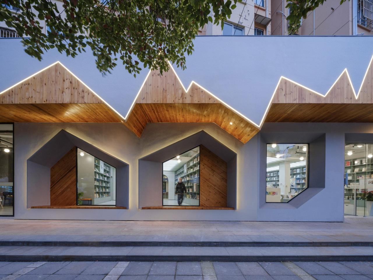 BIM建筑|上海幸乐路城市书屋：书香为邻，家门口的“心灵驿站” / 三益中国