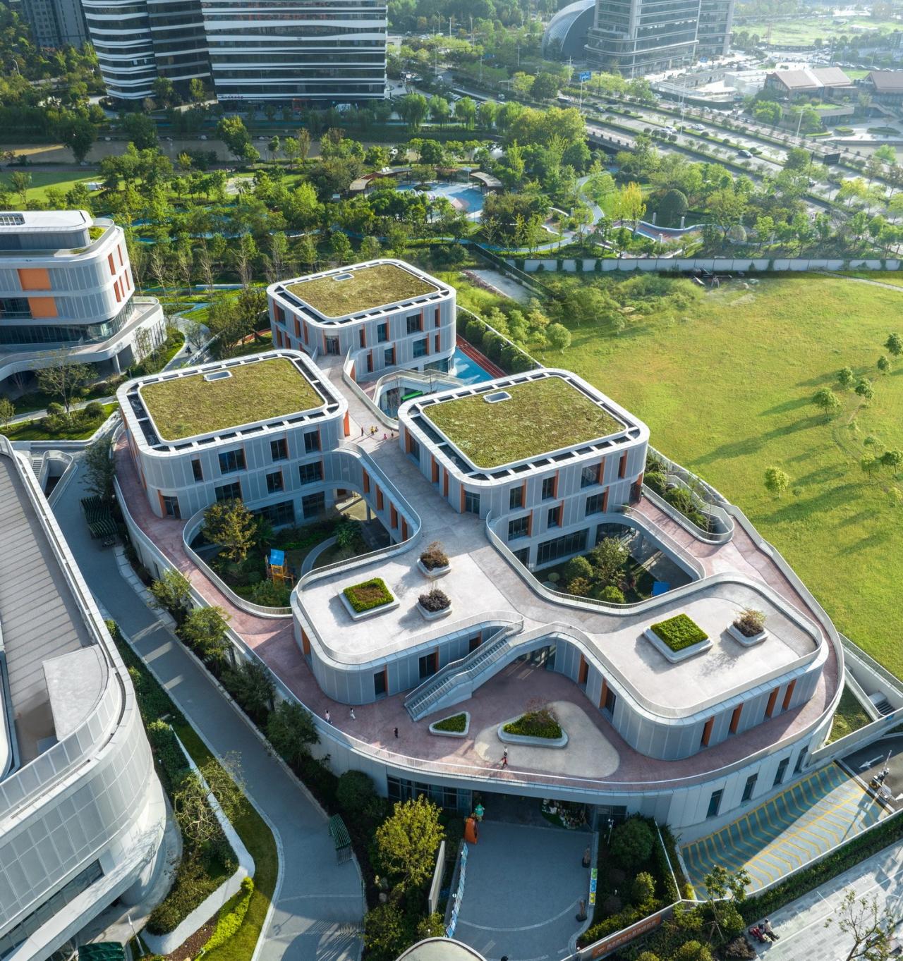 BIM建筑|串联的无界活动空间：杭州市滨江区东方郡幼儿园江晖分园 / 浙江大学建筑设计研究院有限公司