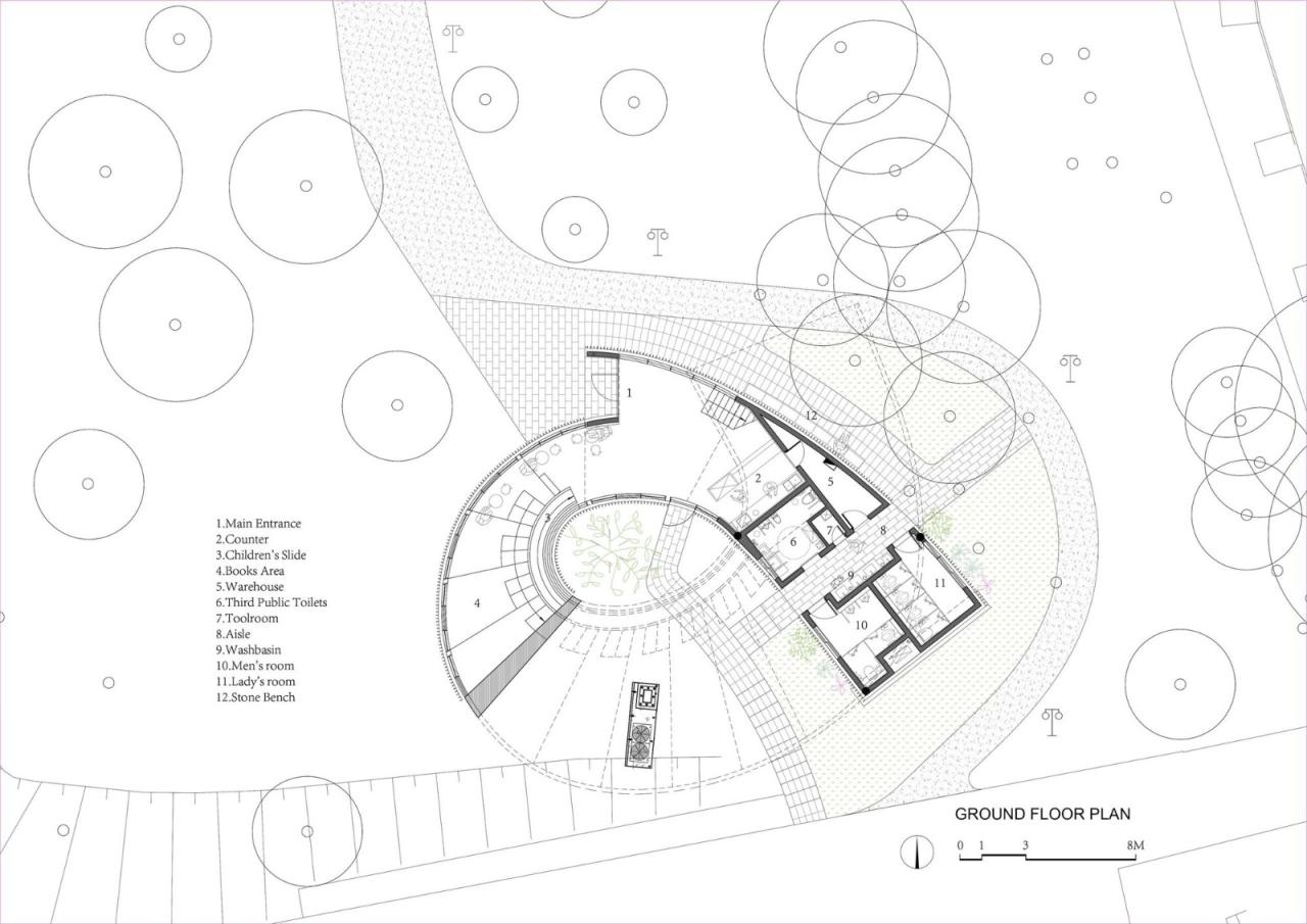 BIM建筑|大沙河生态长廊环形树屋 / 一树建筑工作室