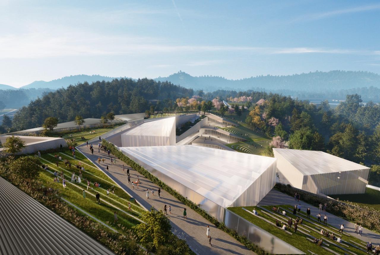 BIM建筑|深圳重点城市文化空间：龙华两心一馆 / AG汇创