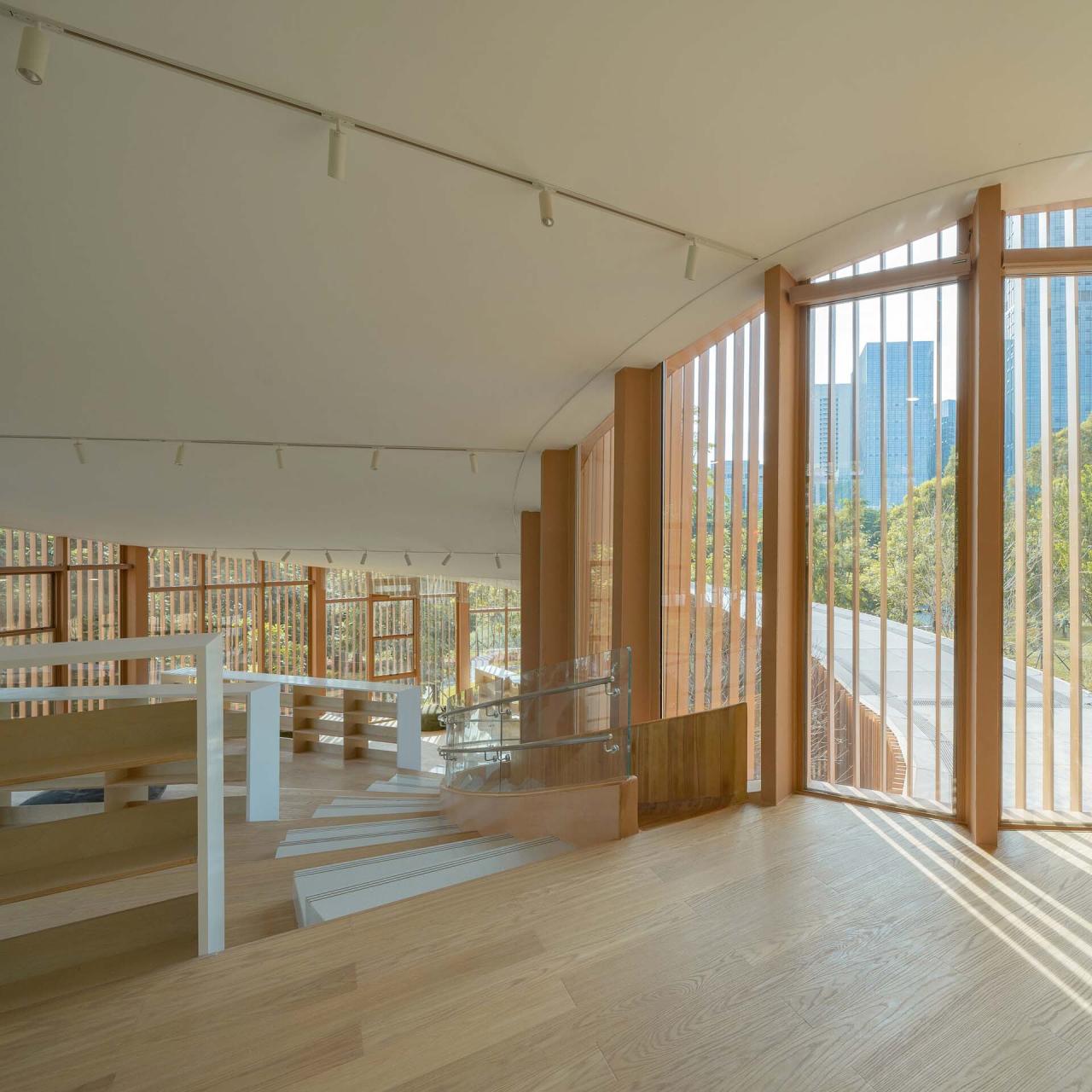 BIM建筑|大沙河生态长廊环形树屋 / 一树建筑工作室