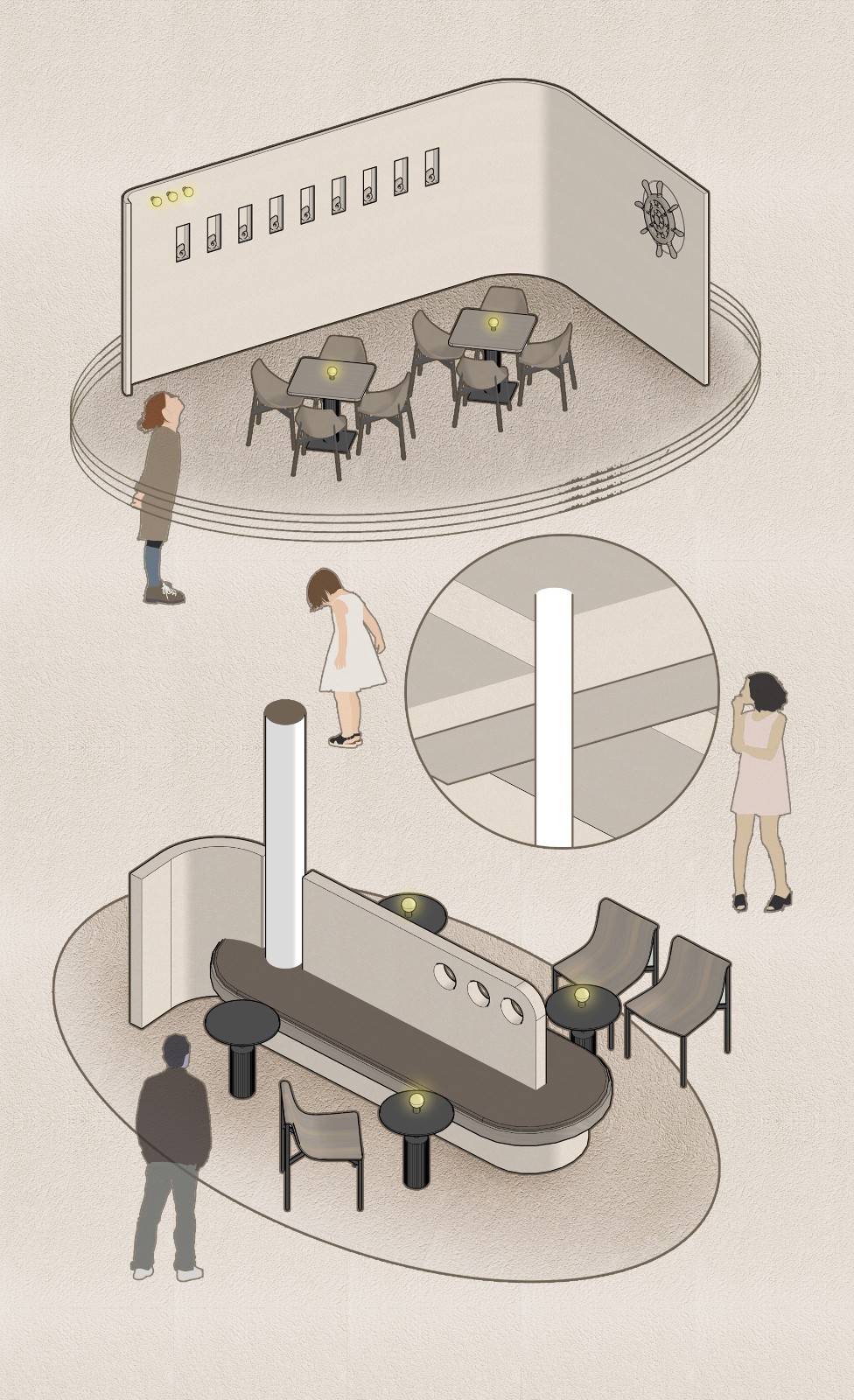 BIM建筑|千山境民宿：渔船回港，千山境 / 巢羽设计事务所