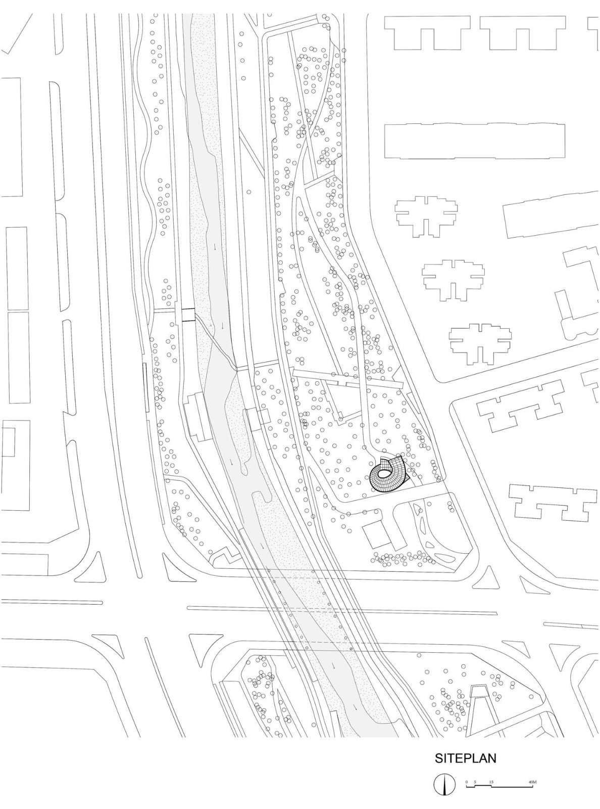 BIM建筑|大沙河生态长廊环形树屋 / 一树建筑工作室