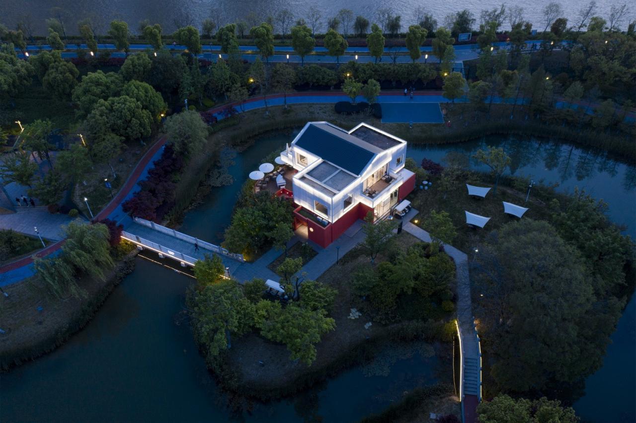 BIM建筑|古运河边的咖啡厅 / 有点建筑