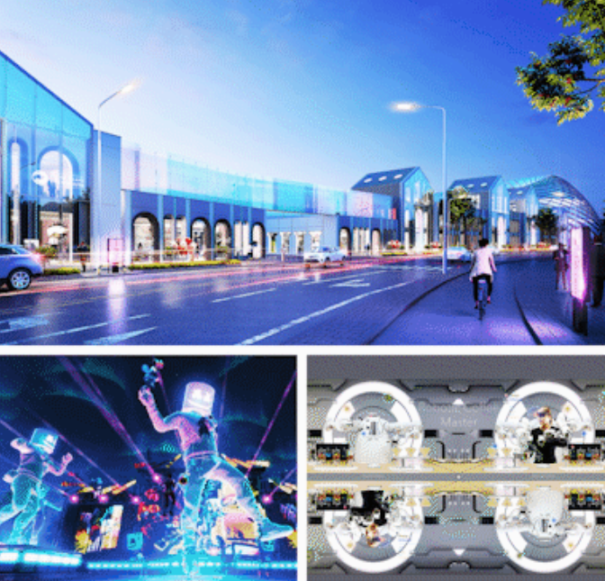 BIM建筑|DT公园西街数字孪生商街更新方案探索 / UUA建筑师事务所