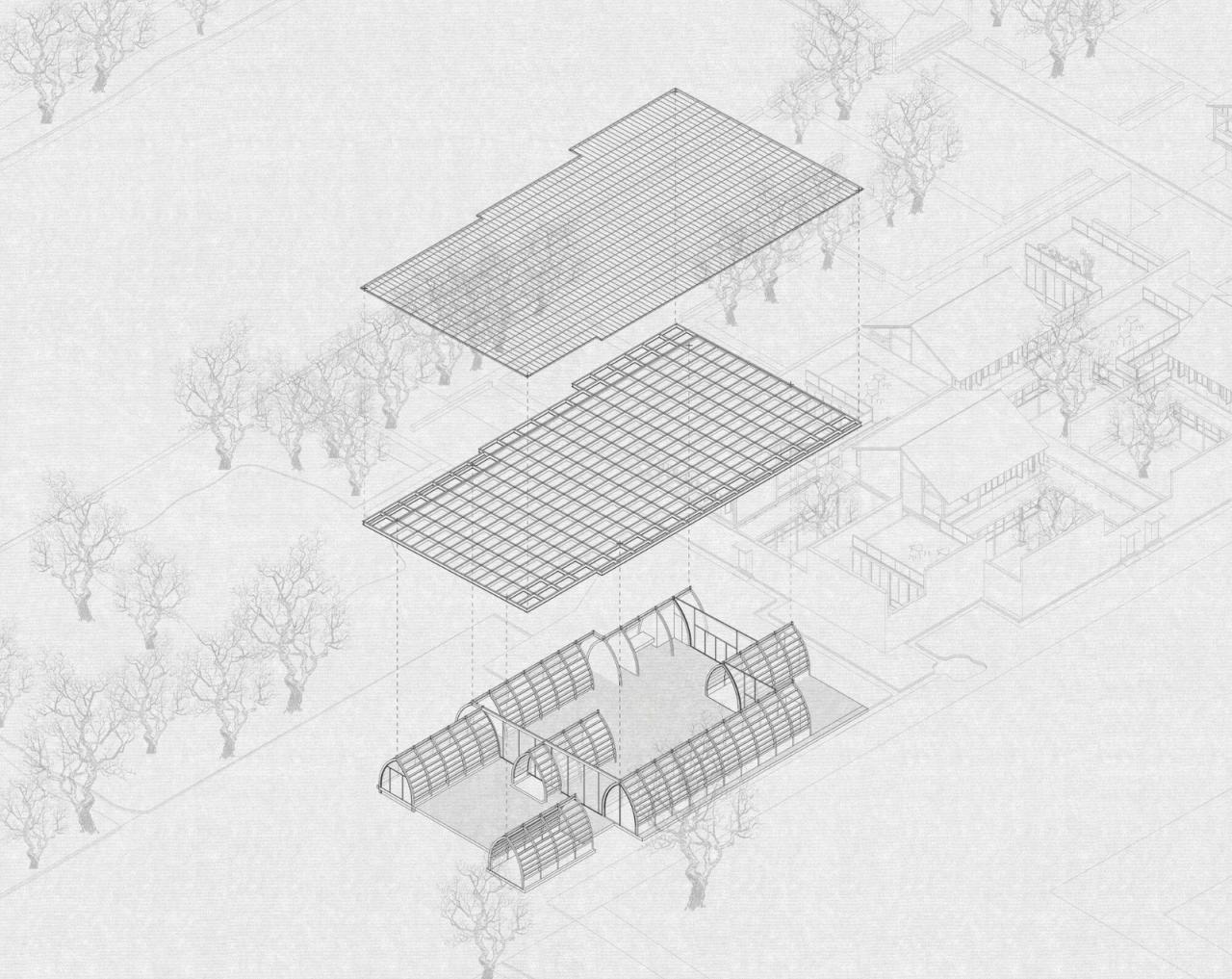 BIM建筑|九间廊桥 / 山水秀建筑事务所