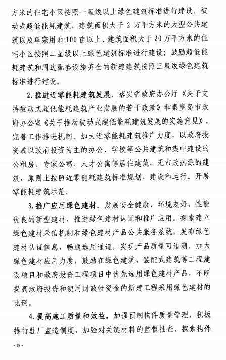 装配式政策|50%以上装配式│ 关于印发《秦皇岛市新型建筑工业化“十四五”规划》的通知