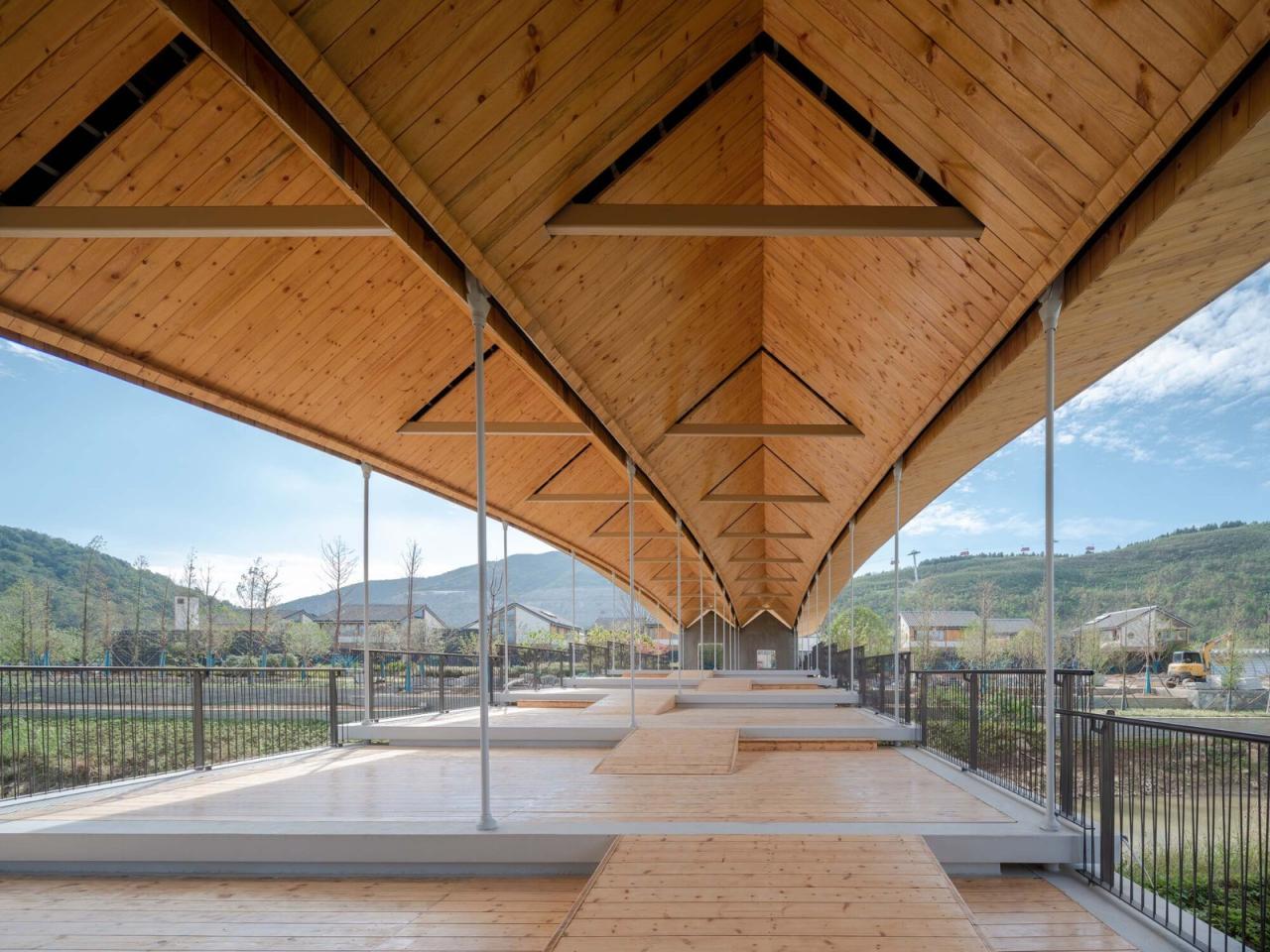 BIM建筑|九间廊桥 / 山水秀建筑事务所