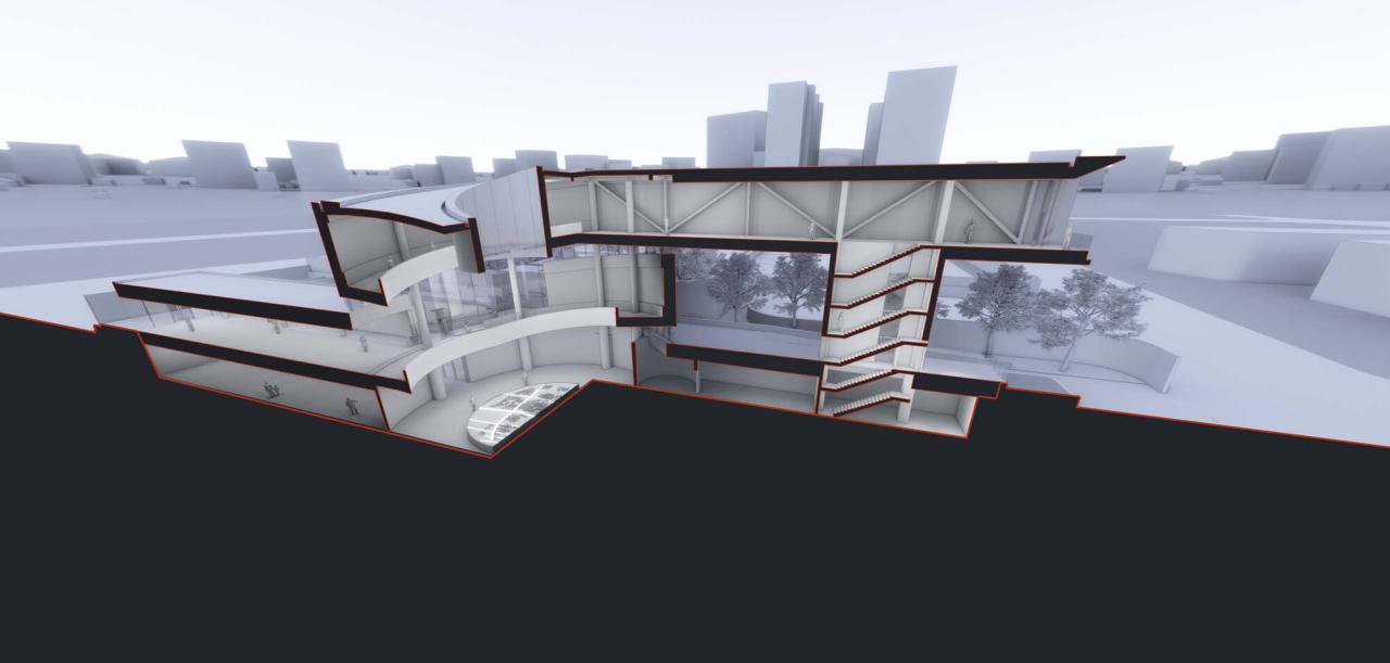 BIM建筑|郑州市刘庄城市发展博物馆 / 上海霍普建筑设计