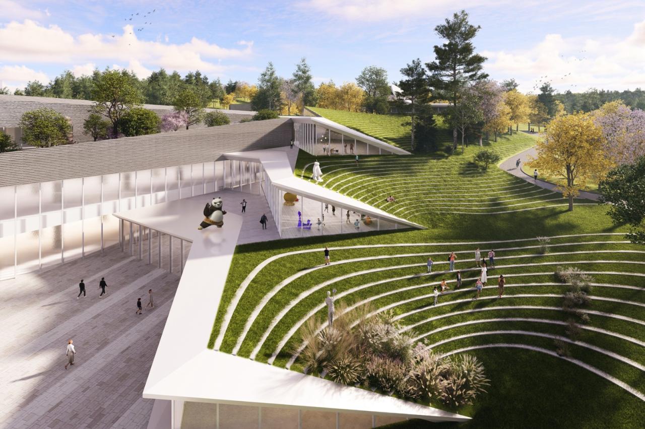 BIM建筑|深圳重点城市文化空间：龙华两心一馆 / AG汇创