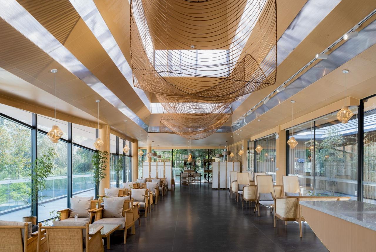 BIM建筑|竹文化的意象解读：崇州·竹艺村游客中心 / 小隐建筑